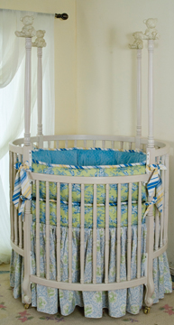 Christophe bedding on #200 Country French Round Crib