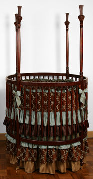 Prince and the Pea bedding on #206 Country French Round Crib
