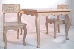 Country French Child's Table with Chairs